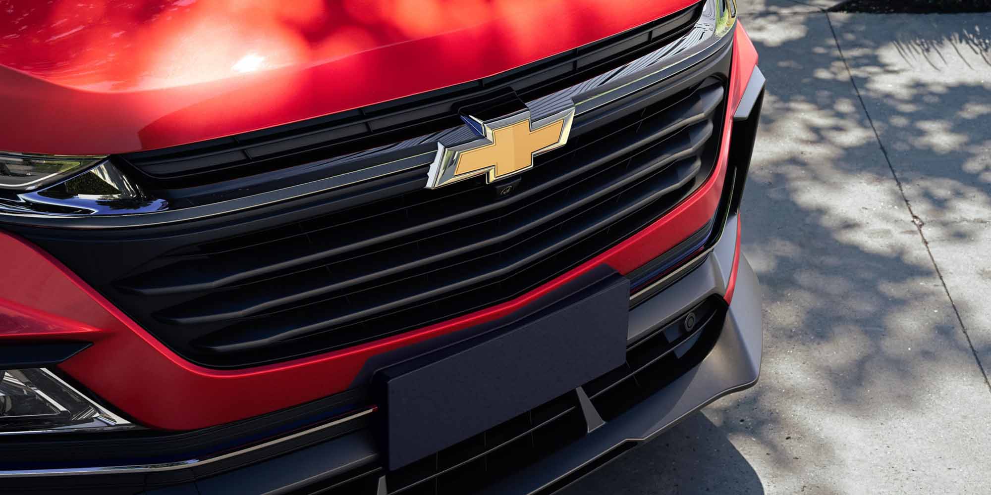 Parrilla frontal de la Chevrolet Captiva XL con diseño moderno