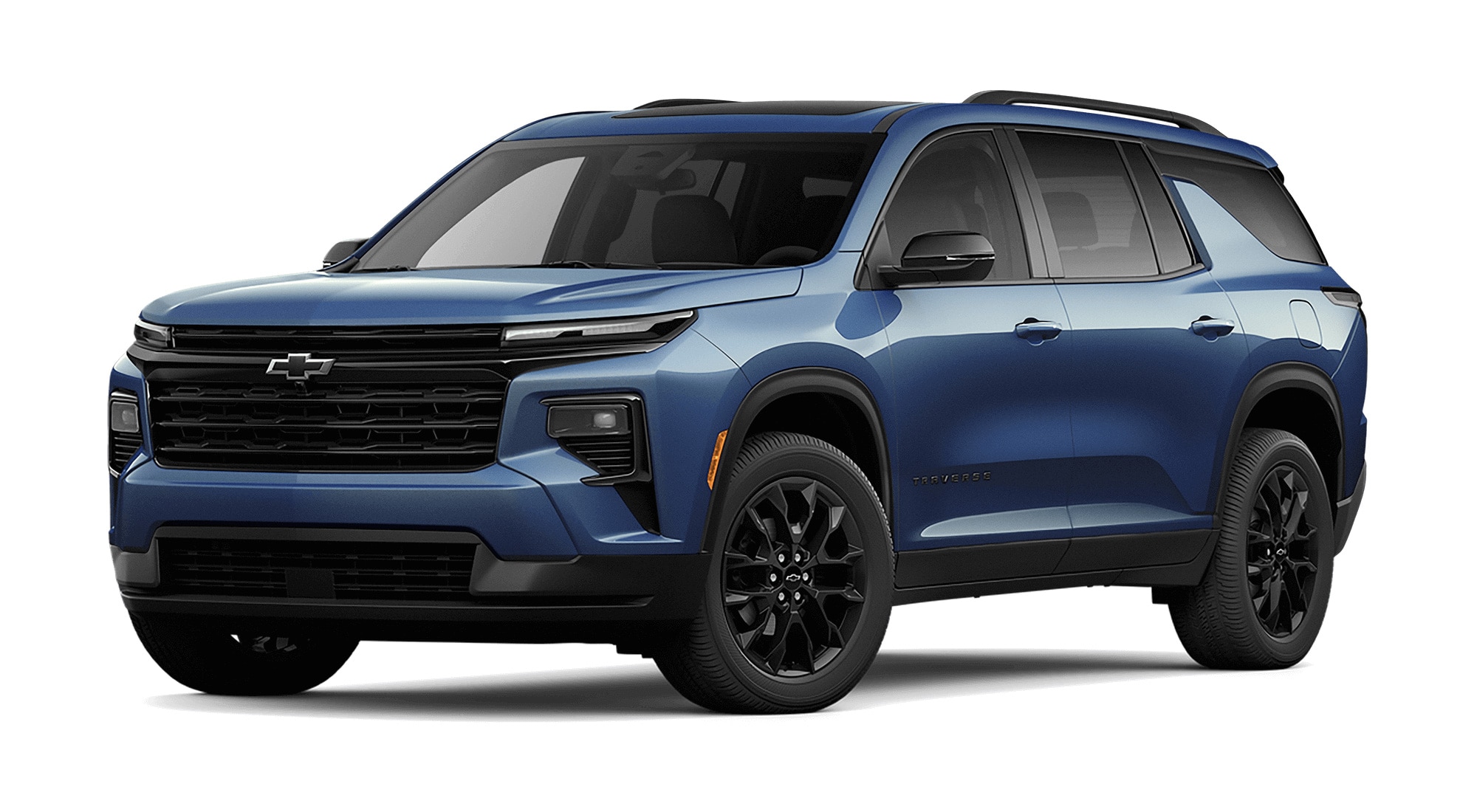 Chevrolet Traverse Z71 midnight  color azul lago vista lateral