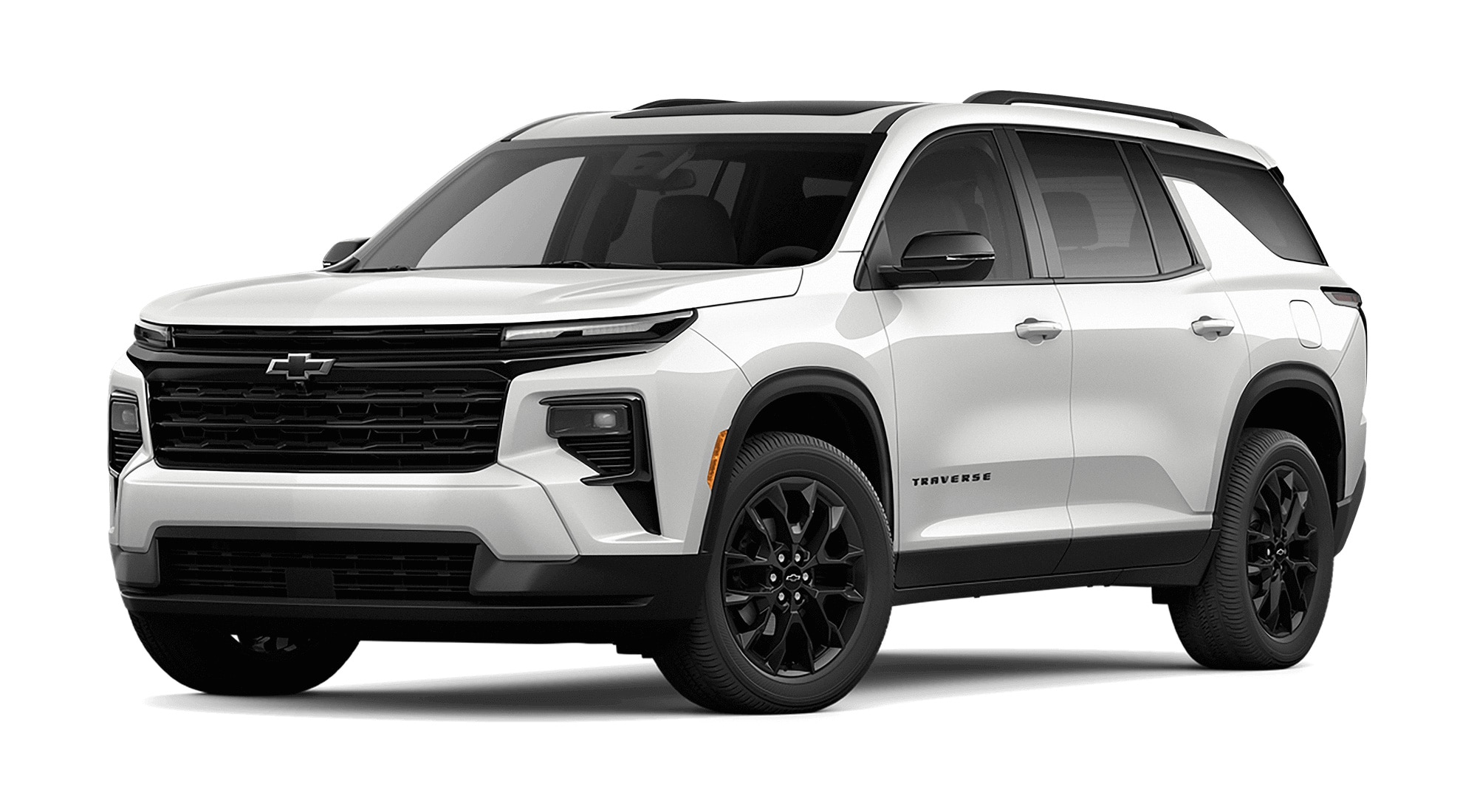 Chevrolet Traverse Z71 midnigh color blanco nieve vista lateral