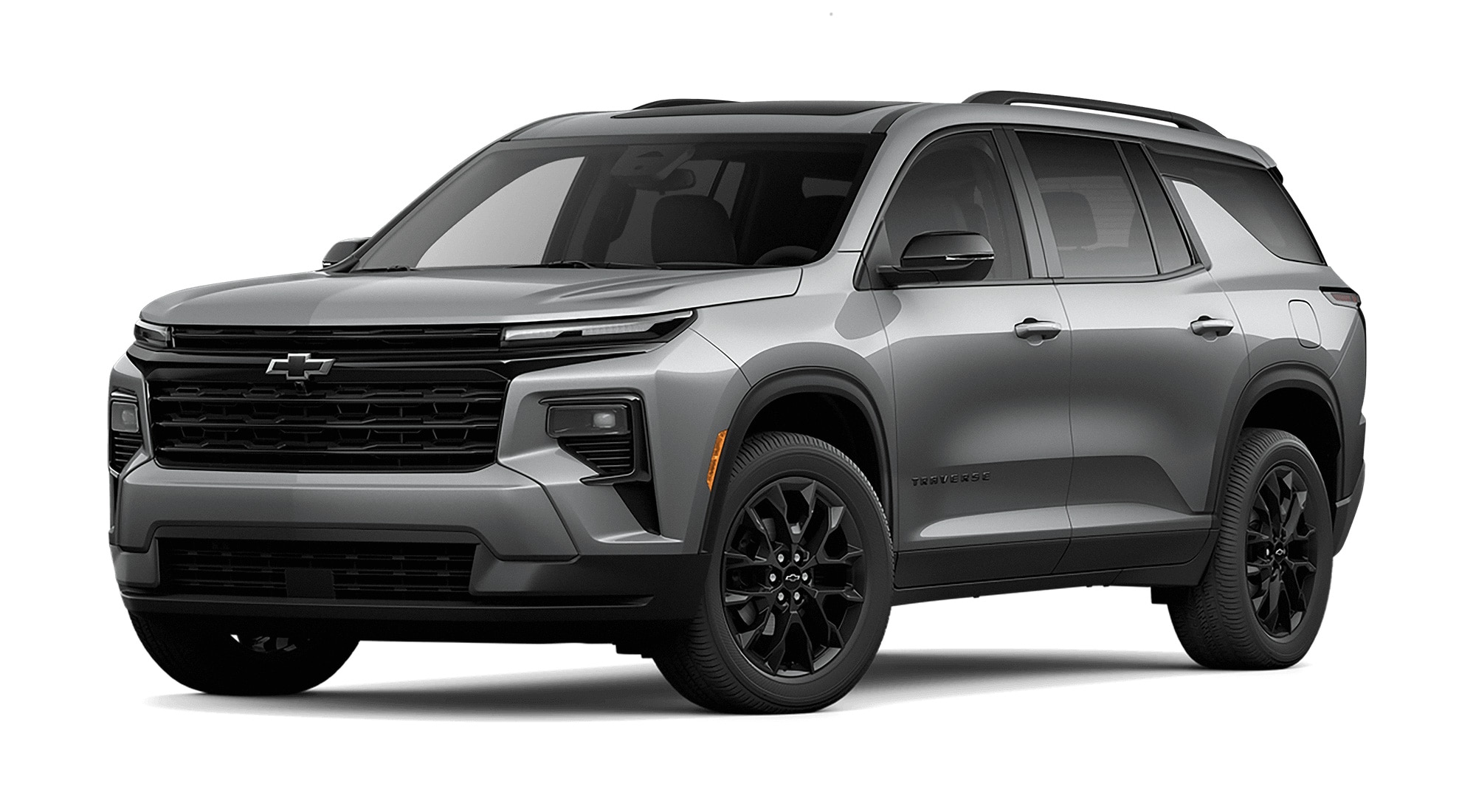 Color exterior gris tiburón Chevrolet Traverse Z71 midnight