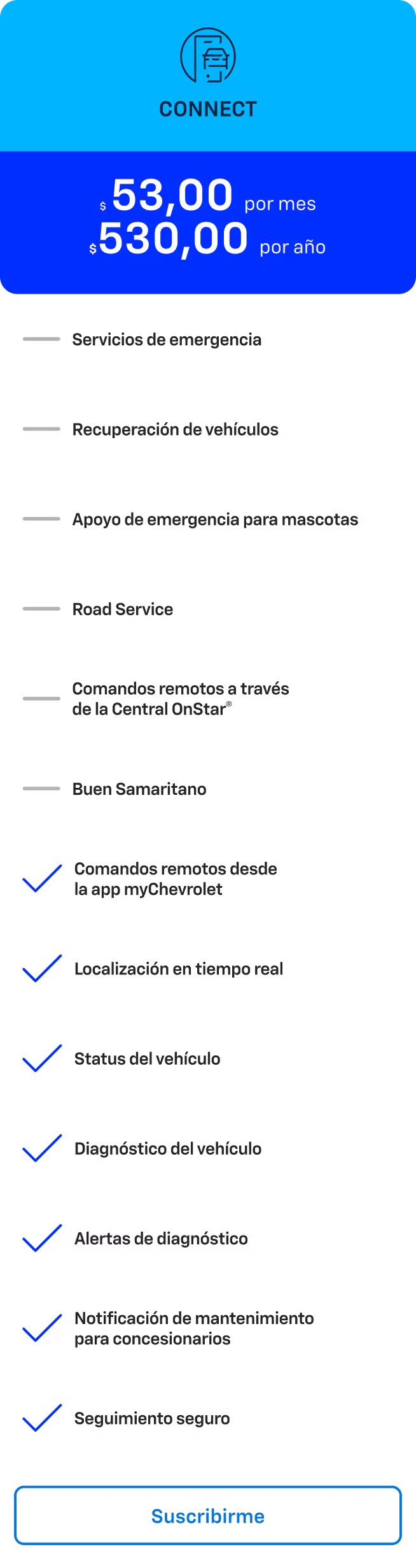 Plan Protect de OnStar Perú
